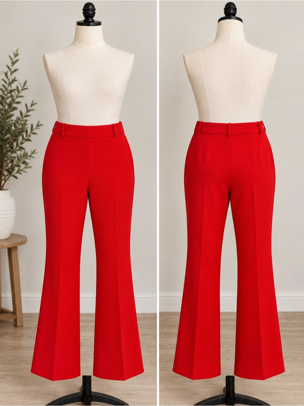 Zara Red Kids Tailored Dress Pants